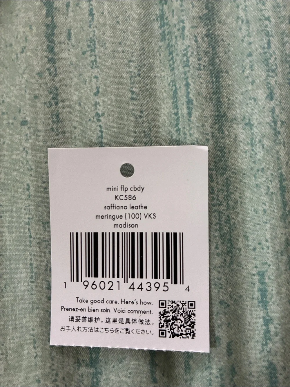 NIB kate spade meringue mini flip open crossbody